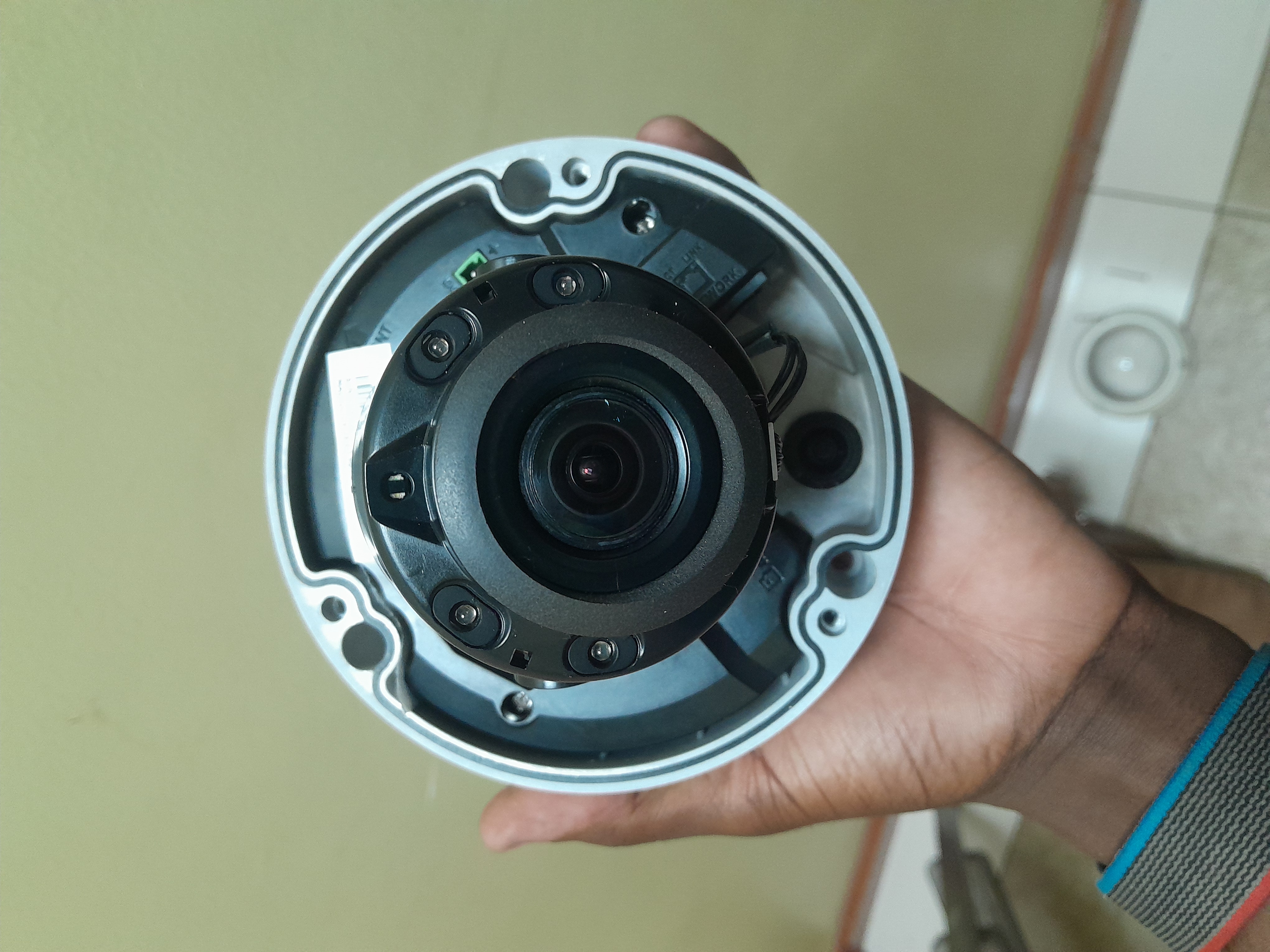 CCTV indoor installation