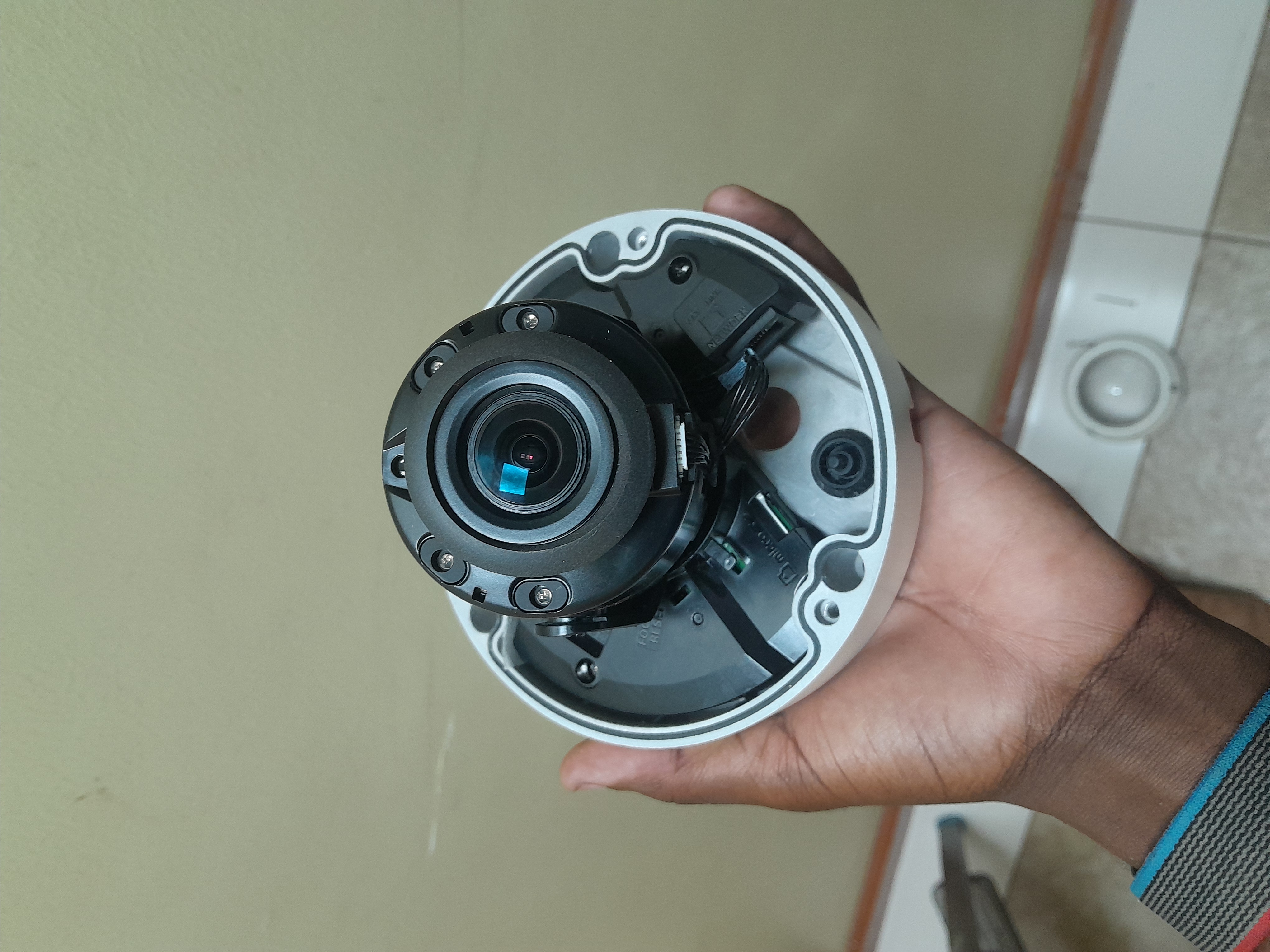 CCTV cabling and mounting work